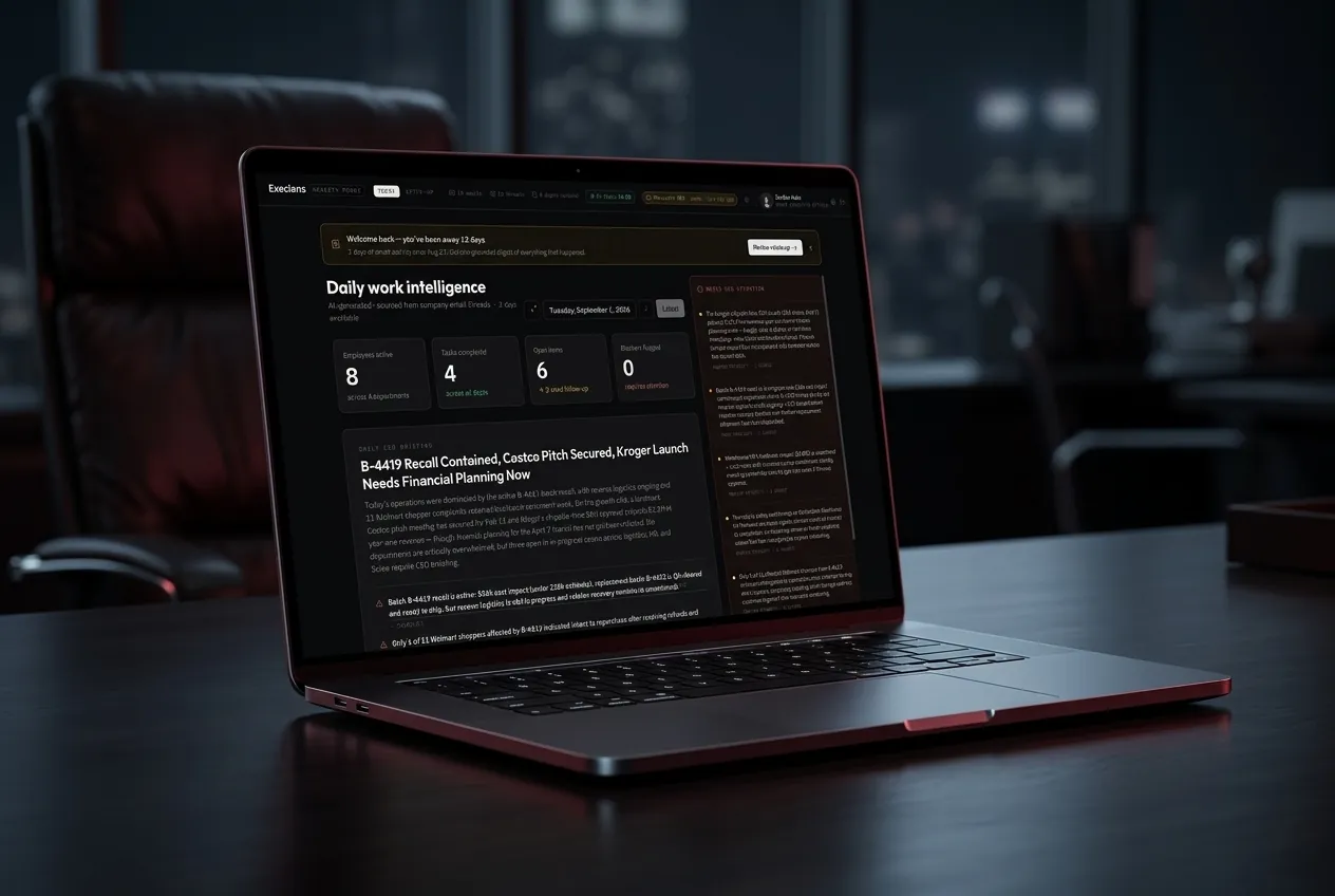 ExecLens, CEO Intelligence Dashboard: screenshot 1