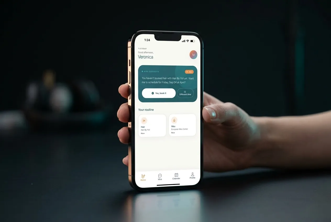 Mira, AI Personal Concierge: screenshot 1